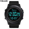 YIKAZE Men's Sports Digital Watches Big Dial Multifunctional Waterproof Military Sport Watch Electronic Wristwatch for Man Kids.