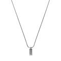 Stainless Steel Chain Necklace for men kwentas for men Friends Gift Cool Women Couple Necklace Snake Bone Chain Silver Color Bricks Sweater Chain Korean Style Necklace Geometric Necklace Men Necklace Clavicle Chain. 