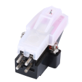 For LP Gramophone Moving Magnet Phonograph Turntable Cartridge with Stereo Stylus Needle Vinyl Record Player Needle Easy to Use. 