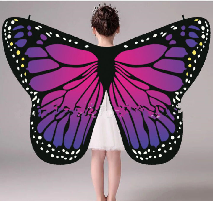 Butterfly%20Wings%20Shawl%20Cape%20Fairy%20Dance%20Clothing%20Nymph%20Pixie%20Costume%20For%20Girls%20Adults%20Orange%20Festival%20Party%20Prop%20Colorful%20Rainbow%20-%20Image%203