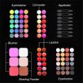 Makeup Set Box For Women Combination Matte Eyeshadow Eye Shadow Lipstick Eyeliner Concealer Powder Maquiagem With Aluminum Box. 