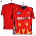 Punjab Kings Short Sleeve Collar IPL Jersey For Men - PK Half Sleeve Polo IPL Jersey - Punjab Jersey 2025. 