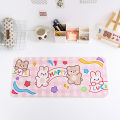 ins cartoon large waterproof bear bunny table mat mouse pad student dormitory desktop mat cute girly heart.