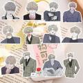 10/70Pcs Night by the Water Cartoon BL Anime Stickers Cute Laptop Case Skateboard Notebook DIY Decor Cosplay Couples Gift.