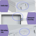 Waterproof Buckle Project Box Abs Plastic Electric Control Hinged Wire Connection Cable Clasp Junction Box Instrument Case. 