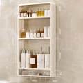 Hanging Bathroom Shelf Wall Mounted 3 Tier Bathroom Storage Rack Shower Rack 40x10x70.5cm. 