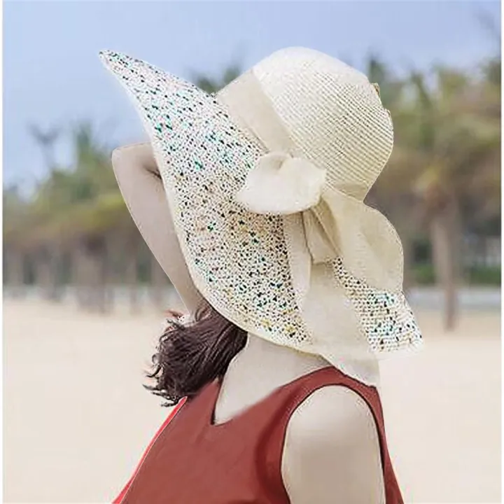 Women%20Colorful%20Big%20Brim%20Straw%20Bow%20Hat%20Sun%20Floppy%20Wide%20Brim%20Hats%20Beach%20Cap%20-%20Image%209