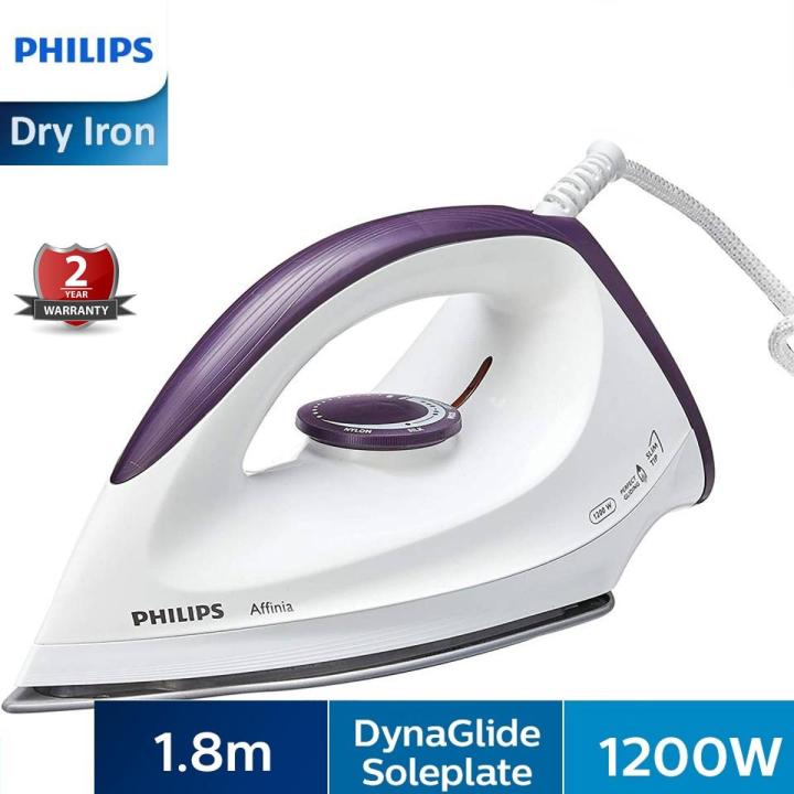 Philips%20Affinia%20Non-Stick%20Dry%20iron%20GC160/22,%201200W%20-%20Image%205