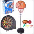 2 in one Basketball with Dart games.