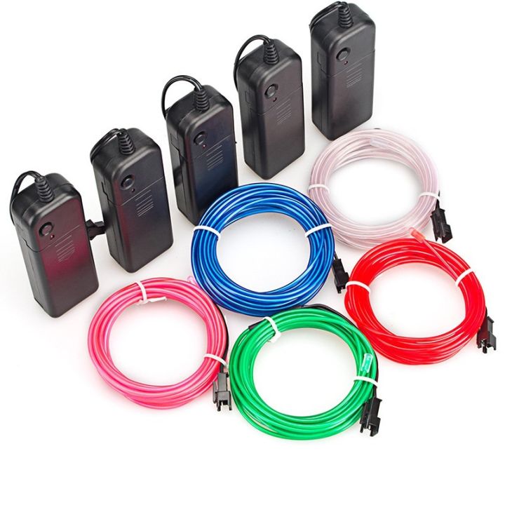 1m%203m%205m%20Glow%20El%20Wire%20Neon%20Cable%20For%20Dance%20Party%20Diy%20Costumes%20Multicolor%20Illuminated%20Aa%20Lamp%20Led%20Strip%20-%20Image%203