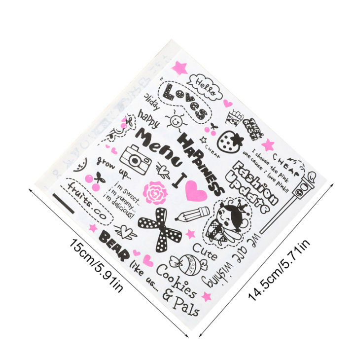 50Pcs%20Kraft%20Paper%20Sandwich%20Paper%20Wrap%20Bags%20Food%20Packing%20Paper%20Triangle%20Shape%20Oil-Proof%20Doughnut%20Packing%20Bag%20Baking%20Tools%20-%20Image%202