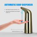 400mL Automatic Soap Dispenser Infrared Hand-free Touchless Soap Dispenser Dish Liquid Lotion Gel Shampoo Chamber Auto Hand Soap Dispenser for Bathroom Kitchen. 