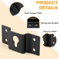 DIY Audio Sound Box Speaker Wall Mount Iron Hook Hanger Plate 5PCS.