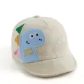(New) cute cartoon dinouur print baby boy girl hat Ummer soft cotton kid toddler outdoor baeball cap candy color infant un hat. 