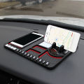 Anti-slip Multifunctional Car Dashboard Mat Keys Cell Phone Stand Holder Pad.