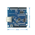 USB Host Shield 2.0 for Arduino UNO MEGA ADK Compatible for Android ADK DIY Electronic Module Board.