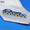 Silver Star Men Initial Tie Clip Bar Normal Size-1pc.