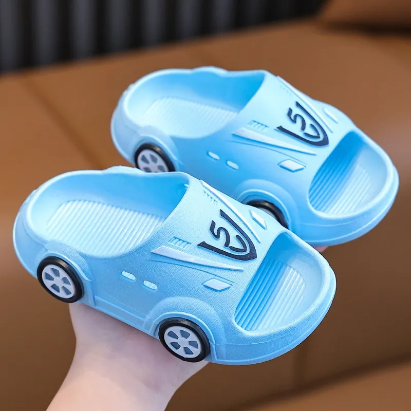 Cartoon Car Kids Slippers for Boys Summer Beach Indoor Slippers Cute Girl Shoes Home Soft Non Slip Cute Children Slippers Daraz .bd