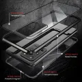 For Samsung Galaxy S20 Ultra Casing 360° Full Body Transparent Tempered Glass with Magnetic Adsorption Metal Bumper Case Cover. 