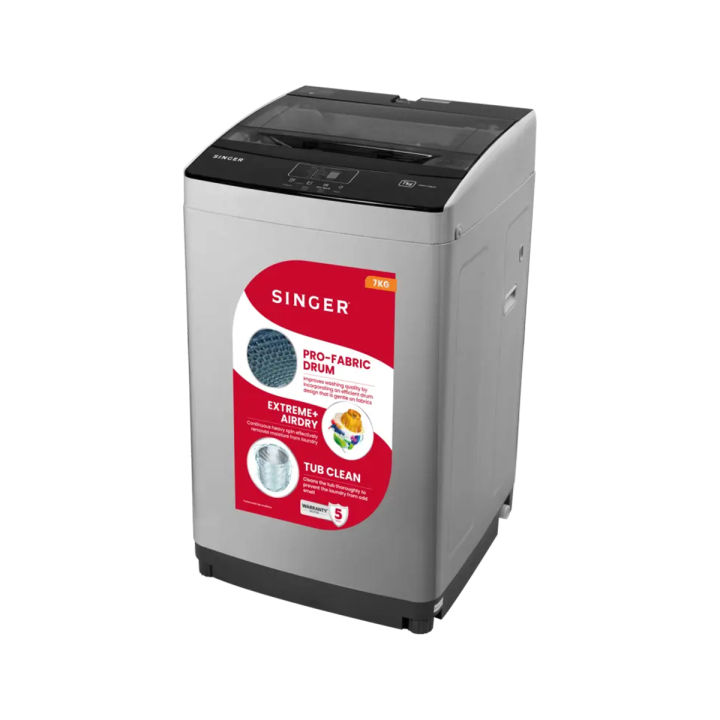 SINGER Auto Top Loading Washing Machine | 7.0 KG | S100ATL70ISMJS1