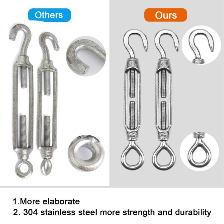 Wire%20Tensioner%206mm%206%20inch%20Stainless%20Steel%20Hook%20and%20Eye%20Tensioners%20Rope%20Cable%20Tension,%20Adjustable%20Garden%20Wire%20Tensioner%20Kit,%20Heavy%20Duty%20-%20Image%203