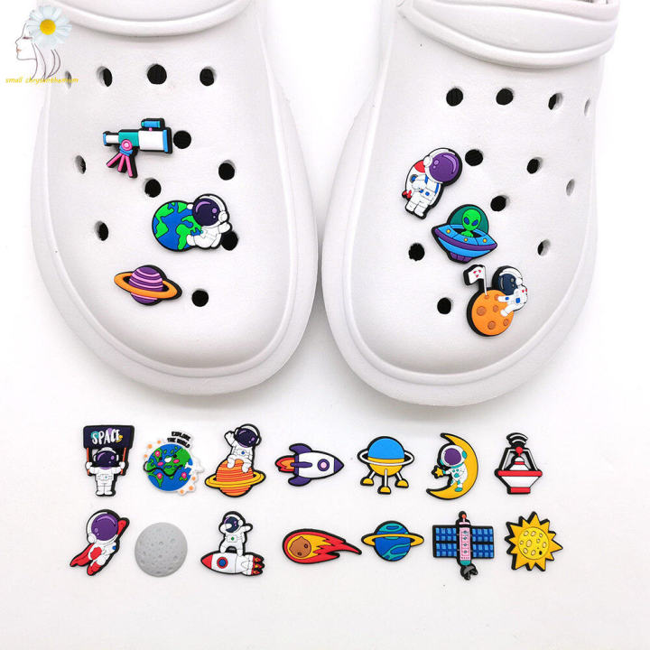 10PCS Random Color Shoe Decoration crocs Charms for Clog Sandals, Kawaii Cartoon jibbitz Shoes Pins for Kids Boy Girl Party Gifts