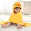 Baby Bath Towel Girl Boy Baby Towel Newborn with Hood Cartoon Coral Fleece Infant Towels Blanket Newborn Baby Bathrobe.