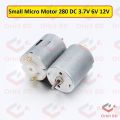 280 Motor Small Micro Motor DC 3V 6V For Toy Car Motor Mini Drill Mini Fans 280 Motor DC Motor.