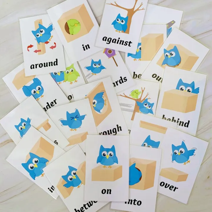 2023%2020pcs%20Flash%20Cards%20Position%20Preposition%20English%20Learning%20Cards%20Early%20Educational%20For%20Children%20Memory%20Game%20Teacher%20Teaching%20Aids%20-%20Image%204