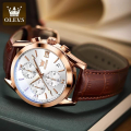 Olevs 2871 Waterproof Quartz Fashion Watch For Men. 