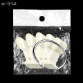 Myyeah 10Pcs Nail Art Natural Clear False Nail UV Gel Painting Practice Board Crown Color Display Plate Manicure Tool. 