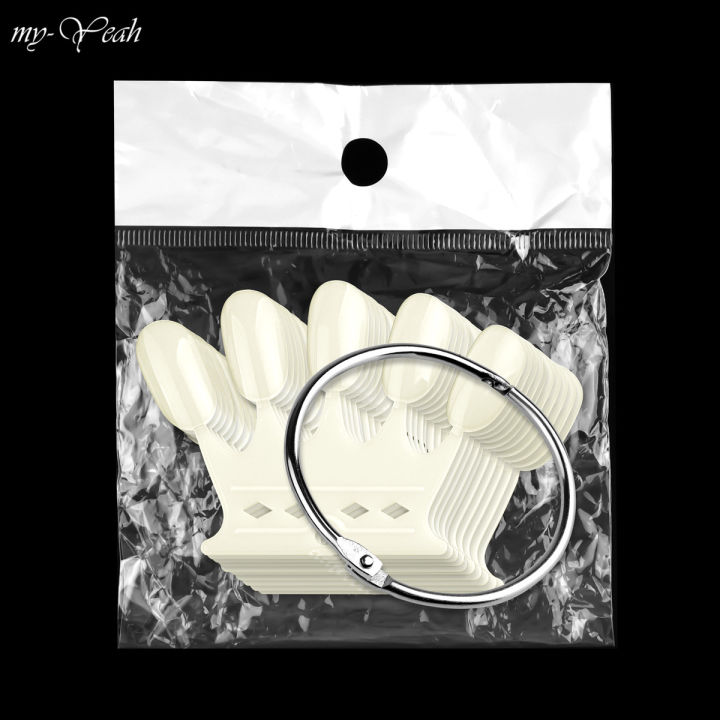 Myyeah%2010Pcs%20Nail%20Art%20Natural%20Clear%20False%20Nail%20UV%20Gel%20Painting%20Practice%20Board%20Crown%20Color%20Display%20Plate%20Manicure%20Tool%20-%20Image%208