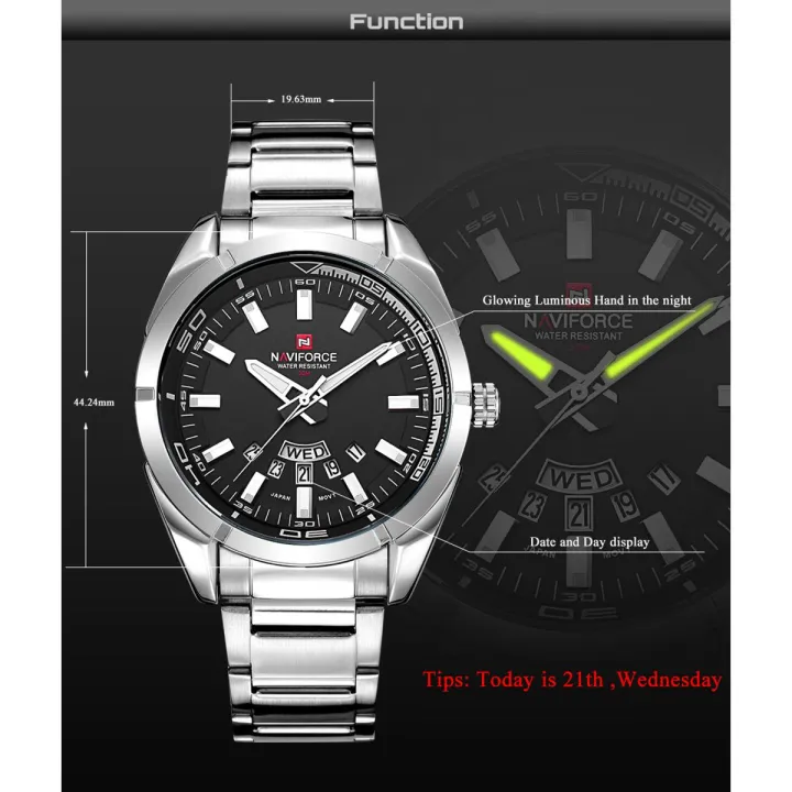 NAVIFORCE%20NF9038%20-%20Silver%20Stainless%20Steel%20Analog%20Watch%20for%20Men%20-%20Silver%20&%20Black%20-%20Image%203