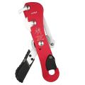 Outdoor Stop Descender Self-braking Self Locking Hand Control Descender Adventure Rock Climbing Caving Rescue Rappel Protect Tool. 