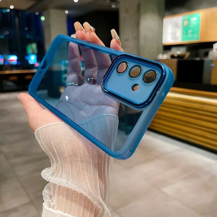 Soft Silicone Clear Case For Samsung Galaxy S23 Plus Ultra FE