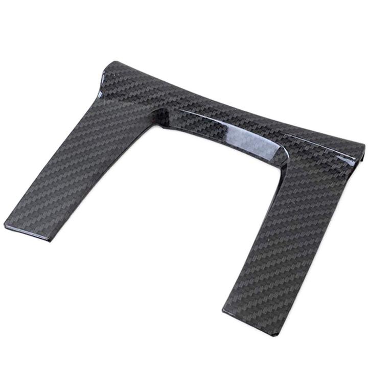 For Honda Civic 2016-2020 Carbon Fiber Car Console Gear Shift Panel Frame Cover