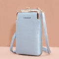 Bags for Women Ladies Soft Leather Cell Phone Bag Female Large Capacity Zipper Handbag Ladies Single Shoulder Purse.