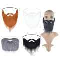 1PC Funny Festival Christmas Supplies Prom Props Unisex Fancy Fake Beard Halloween Costume Party Facial Hair Moustache Wig. 