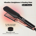 500F Hair Straightener High Temperature Flat Irons With Plasma Ions for Keratin Treatment Frizzy Hair Recovers Damaged Hair.