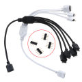4 Pin RGB Led Connector Cable 1 to 3 RGB 4 Pin LED Extension Splitter Cable Encounter.