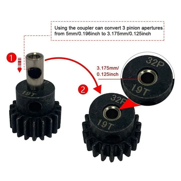 3Pcs%20Motor%20Axle%20Change%20over%20Shaft%20Adapter%20Sleeve%20for%20RC%20Model%20Car%20-%20Image%204
