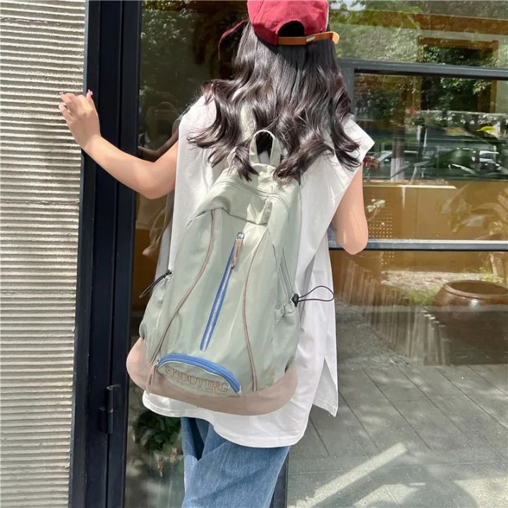 Aesthetic%20Backpack%20Large%20Capacity%20Women%20Laptop%20Backpack%20Daypack%20Casual%20Travel%20Nylon%20Backpack%20Waterproof%20School%20Bags%20for%20Girls%20-%20Image%207