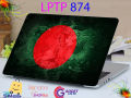 LPTP -874 Bangladesh Flag  Laptop Sticker Laptop Skin Sticker & Laptop Skin for laptop Back Side Decoration. 