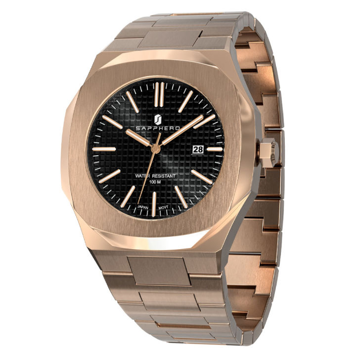 SAPPHERO%20Mens%20Watch%20100M%20Waterproof%20Stainless%20Steel%20MIYOTA%20Quartz%20Movement%20Casual%20Business%20Style%20Wristwatch%20Luxury%20Elegant%20Gift%20-%20Image%207