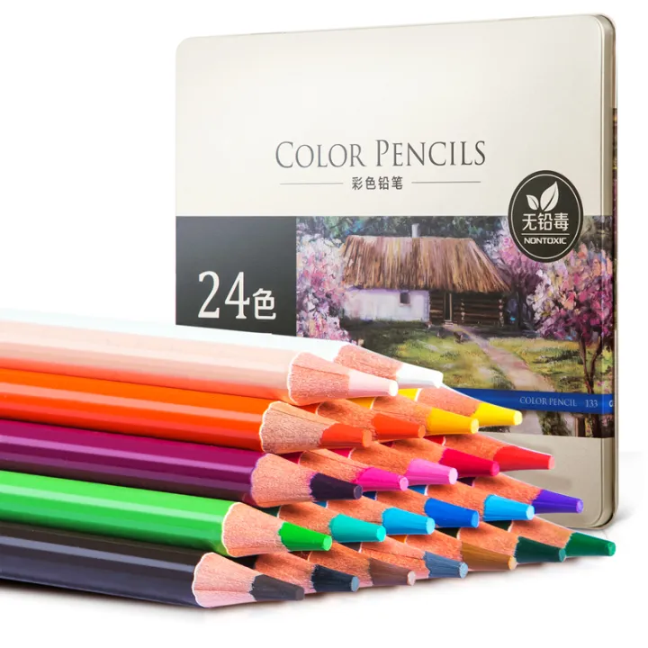 Deli%206565%20color%20lead%20color%20pencil%20iron%20box%2024%20Color%20-%20Image%202