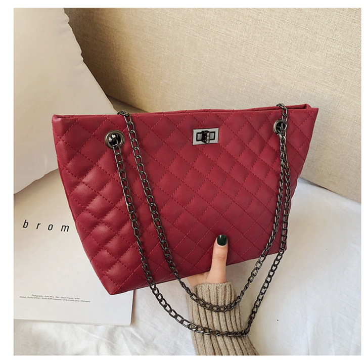 Ladies%20Bag%20Model%205944%20Bag%20For%20Women%20Hot%20Red%20Dark%20Red%20Bag%20For%20Girls%20Eid%20Shopping%20Ramadan%202024%20Geometric%20Pattern%20Cross%20Stitch%20Handbag%20Shoulder%20Bag%20-%20Image%206