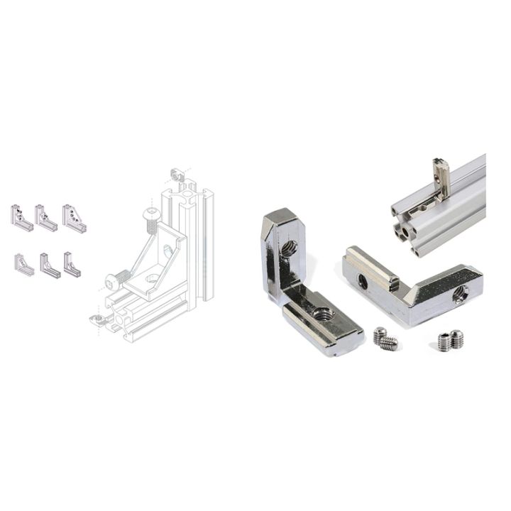 50Pcs%20Corner%20Bracket%202020%20Series%20Profile%20Connector%20Set%20with%2020Pcs%20T%20Slot%20L-Shape%20Interior%20Inside%20Corner%20Connector%20-%20Image%203