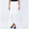 Cotton Ladies Spandex White Ties Pant for Women - 1 Piece. 