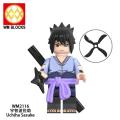 【Yurui】Compatible the New Naruto Wave Feng Shui Sasuke Six-Way Spot Minifigures Toy Museum of Reincarnation. 