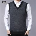 2020 New Men clothes Sleeveless Sweater vest Men Wool Sweaters Slim Fit Jumpers Knit V-Neck Jersey Hombre свитер Pullover men. 